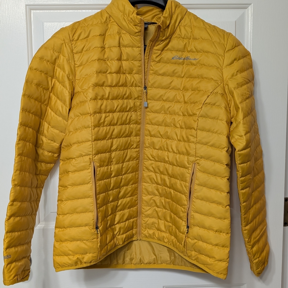 Eddie Bauer Yellow Quilted Jacket